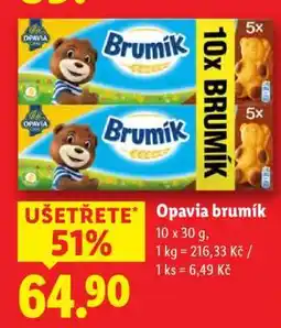 Lidl Opavia Brumík nabídka