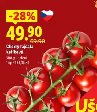 Lidl CHERRY RAJČATA KEŘÍKOVÁ nabídka