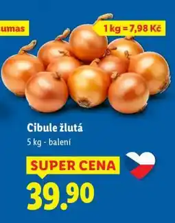 Lidl Cibule žlutá nabídka