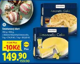 Lidl Smetanový dort nabídka