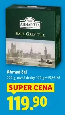 Lidl Ahmad čaj nabídka