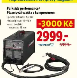 Lidl Parkside performance Plazmová řezačka s kompresorem nabídka