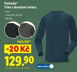 Lidl Parkside Triko s dlouhými rukávy nabídka