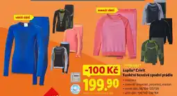 Lidl lupilu CRIVIT FUNKČNÍ BEZEŠVÉ SPODNÍ PRÁDLO nabídka
