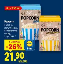 Lidl Popcorn nabídka