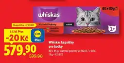 Lidl Whiskas kapsičky pro kočky nabídka