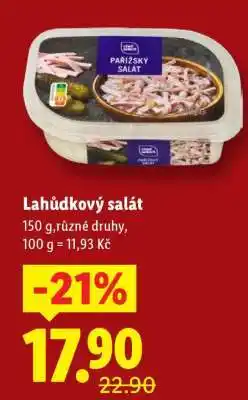 Lidl LAHŮDKOVÝ SALÁT nabídka