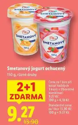 Lidl SMETANOVÝ JOGURT OCHUCENÝ nabídka