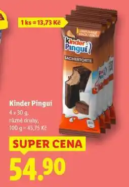 Lidl KINDER PINGUÍ nabídka