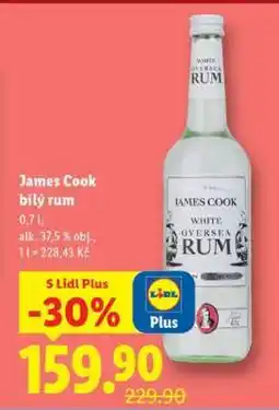Lidl JAMES COOK BÍLÝ RUM nabídka