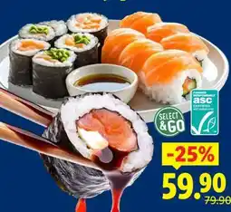 Lidl Sushi Select & Go nabídka