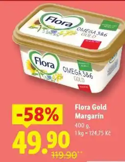 Lidl Flora Gold margarín nabídka