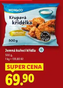 Lidl Jemná kuřecí křídla nabídka