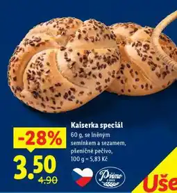 Lidl KAISERKA SPECIÁL nabídka