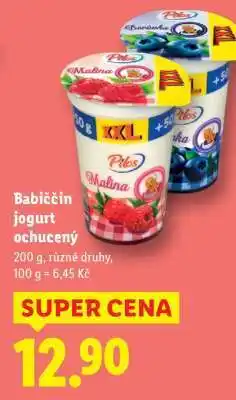 Lidl Babiččin jogurt ochucený nabídka
