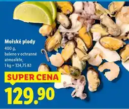 Lidl Mořské plody nabídka