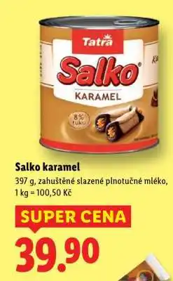 Lidl Salko karamel nabídka