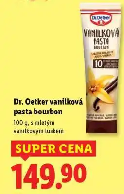 Lidl Dr. Oetker VANILKOVÁ PASTA BOURBON nabídka