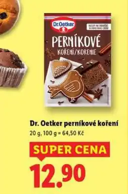 Lidl Dr. Oetker Perníkové koření nabídka