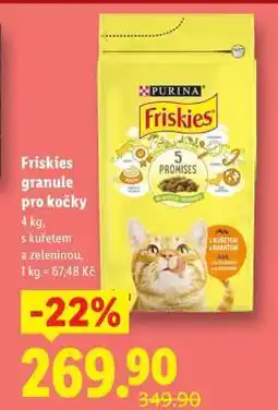 Lidl Friskies granule pro kočky nabídka