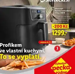 Lidl Silvercrest Digitální horkovzdušná fritéza 2150 W nabídka