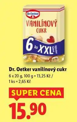 Lidl Dr. Oetker Vanilínový cukr nabídka
