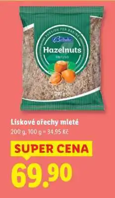 Lidl Lískové ořechy mleté nabídka