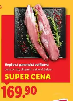 Lidl Vepřová panenská svíčková nabídka