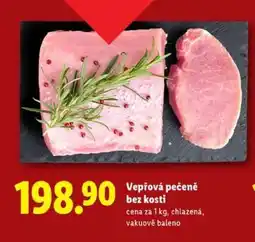 Lidl Vepřová pečeně bez kosti nabídka