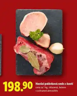 Lidl Hovězí polévková směs s kostí nabídka