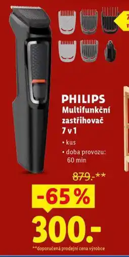 Lidl Philips multifunkční zastřihovač 7 v 1 nabídka