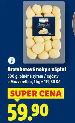 Lidl Bramborové noky s náplní nabídka