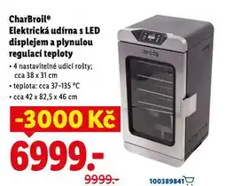 Lidl Charbroil elektrická udírna s led displejem a plynulou regulací teploty nabídka