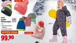 Lidl Crivit lupilu pletená čepice nabídka