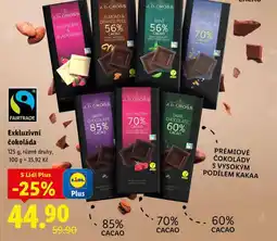 Lidl Exkluzivní čokoláda nabídka