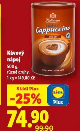 Lidl Kávový nápoj nabídka