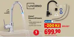Lidl Livarno dřezové led baterie nabídka