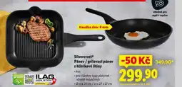 Lidl Silvercrest grilovací pánev z hliníkové litiny nabídka