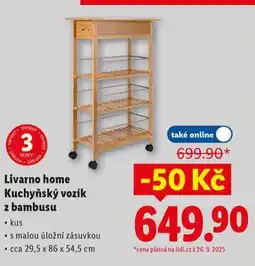Lidl Livarno home kuchyňský organizér nabídka
