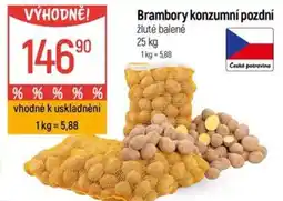 Globus Brambory konzumní pozdní nabídka