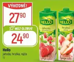 Globus Hello jahoda, hruška, rajče nabídka