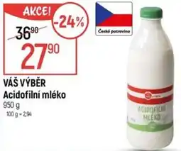 Globus VÁŠ VÝBĚR Acidofilní mléko nabídka