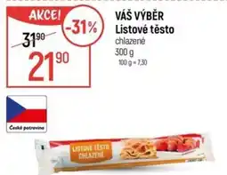 Globus VÁŠ VÝBĚR Listové těsto nabídka