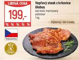 Globus Vepřový steak z krkovice Globus nabídka