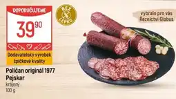 Globus Poličan originál 1977 Pejskar nabídka