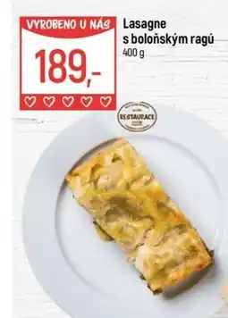 Globus Lasagne s boloňským ragú nabídka