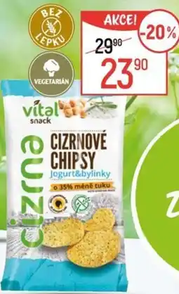 Globus Vital Snack Luštěninové chipsy nabídka