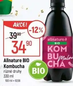 Globus Allnature BIO Kombucha nabídka