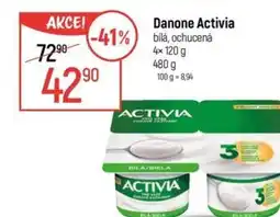 Globus Danone Activia bílá, ochucená nabídka