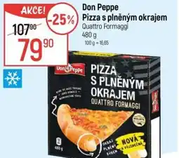Globus Don Peppe Pizza s plněným okrajem nabídka